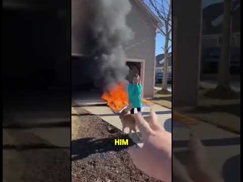 the puppy saved his life