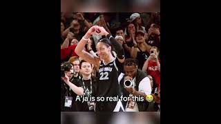 A’ja Wilson keeps it real!