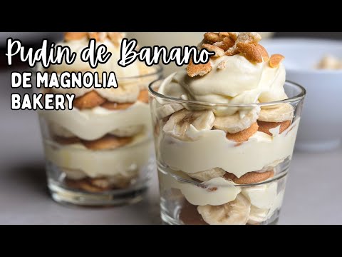 PUDÍN DE BANANO DE MAGNOLIA BAKERY | Cómo Hacer Un Dellicioso Pudín de Banano