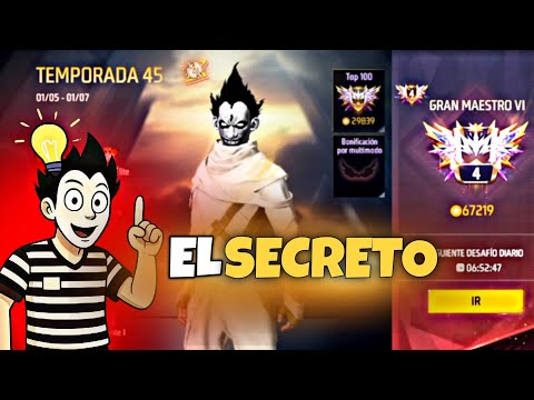Como llegar a TOP REGIONAL en FREEFIRE / 5 TRUCOS👹