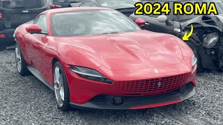 2024 Ferrari Roma RUINED! Mike Finds Out Why At The Copart Auto Auction