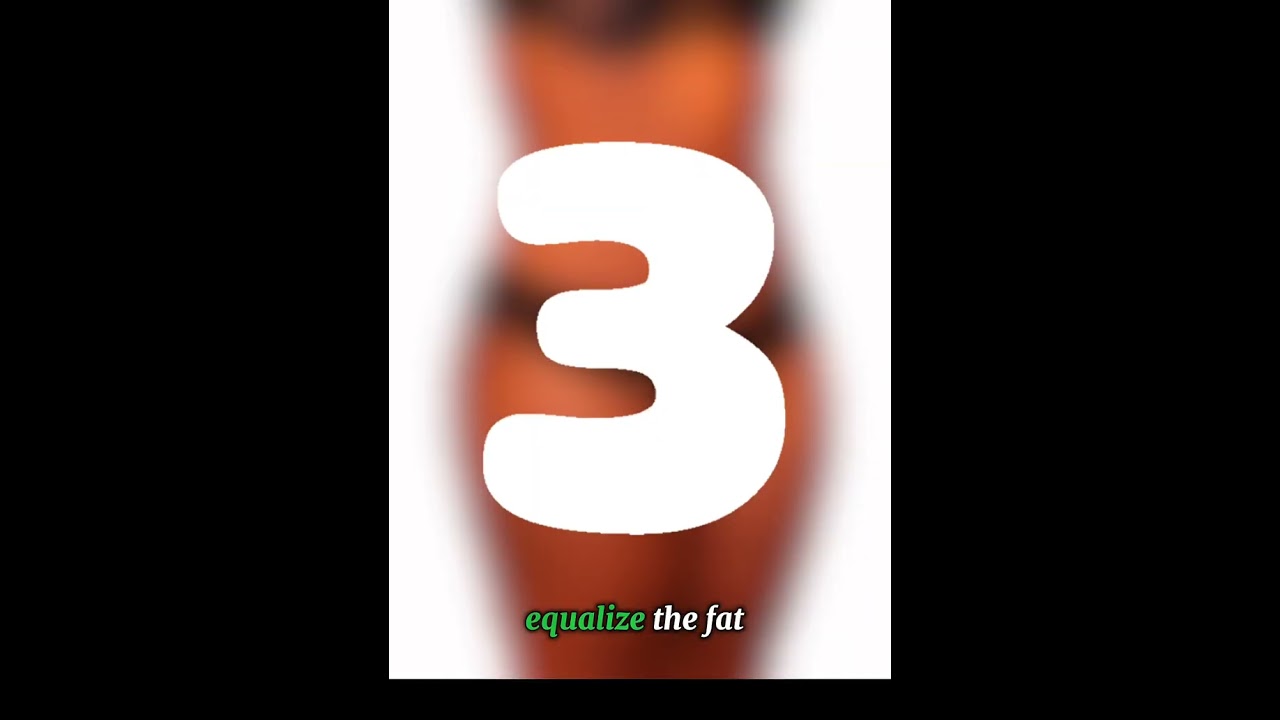 Number three with a fitness theme.