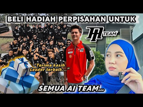 HARI PERPISAHAN TERAKHIR !! HADIAH  UNTUK LEADER DAN AI TEAM ..