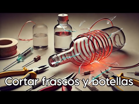 CÓMO CORTAR BOTELLAS Y FRASCOS DE VIDRIO FACILMENTE | DIY