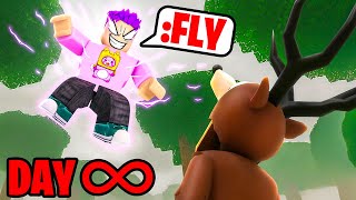 We Used ADMIN for INFINITE NIGHTS In 99 Nights in the Forest Roblox...!?