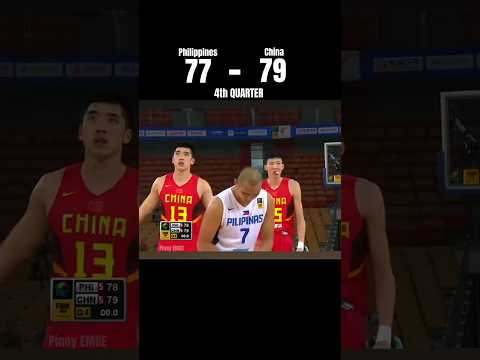 When Gilas break China's heart year 2014 #gilas #basketball