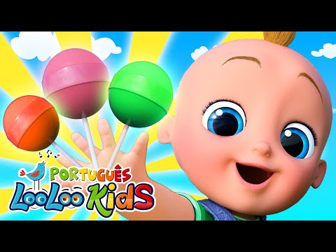 Música de Pirulito 🍭🔵 Super Divertida para Crianças | LooLoo Kids Português 🎶👶