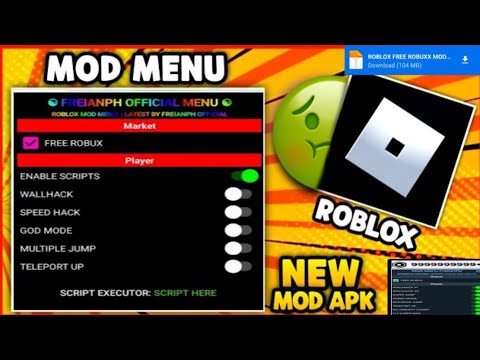 Roblox Mod Menu v2.548.523 | Unlimited Robux, Speed Hack, God Mode, Unlocked Skins, Super Jump