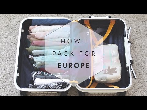 How I Pack for Europe (KonMari)