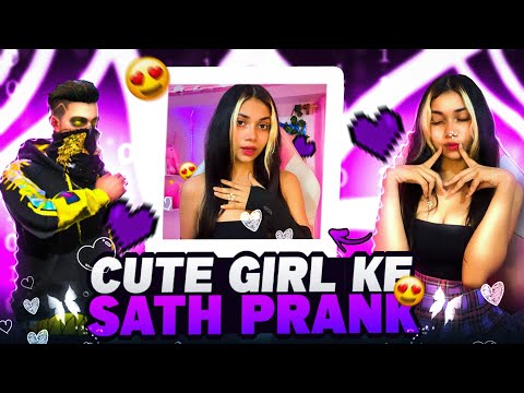 SATVIK vs Cute Girl🤩 in Live CS Rank🔥 Funny Match😂
