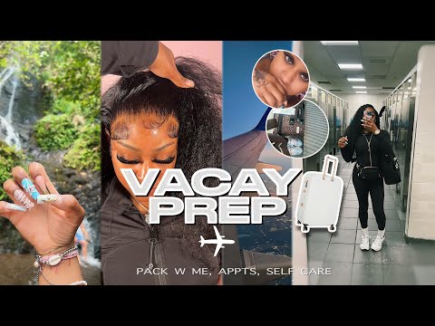 GLOW UP W/ ME FOR MY HAWAII VACAY ♡ | shopping, prep + pack, lash appt, wig install + more!