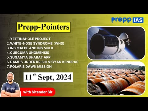 The Hindu Newspaper Today Analysis I Prepp Pointers | 11 September 2024 | UPSC Prelims 2024/25