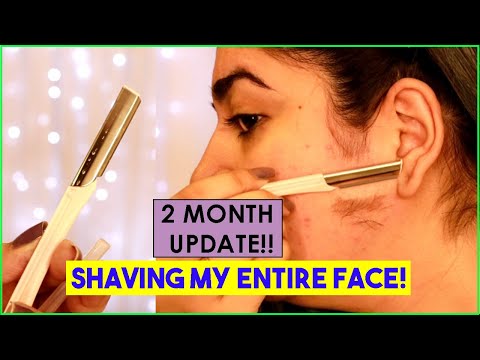 PAINLESS HAIR REMOVAL | FACE RAZORS FOR WOMEN |ALL YOU NEED TO KNOW + 2 MONTHS UPDATE! GLOSSIPS