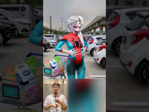 Ding dong spider-elsa pregnant #shorts