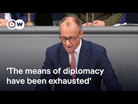 YouTube video thumbnail: German Chancellor Merz on Ukraine: No Hope Left for a Diplomatic Solution to the Conflict
