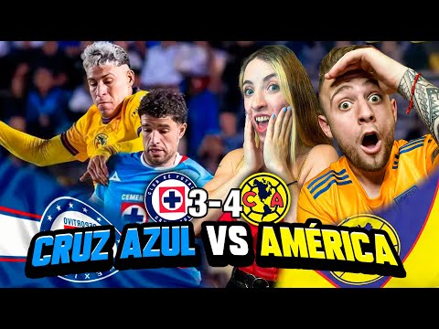 ESPAÑOLES REACCIONAN al CRUZ AZUL 3-4 AMÉRICA | SEMI FINAL LIGA MX APERTURA 2024!