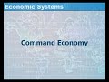 Economic Systems and Their Characteristics