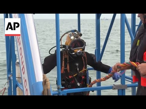 YouTube video thumbnail: German Divers try to Recover World War II Ammunition Under the Baltic Sea