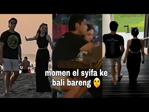 momen el rumi dan syifa hadju ke bali bareng