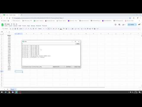 Program pre ESP32 + Google Script + Google Spreadsheet