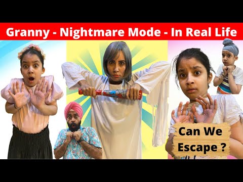 Granny - Nightmare Mode - In Real Life - Can We Escape ? | RS 1313 VLOGS | Ramneek Singh 1313