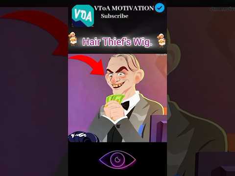 She Bought A Wig,Made From Her Own Hair! Animation; #shorts #tranding #motivation