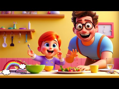 Johny Johny yes pappa kids song with new lyrics | Toddler Daily Routine Song | RainbowKidz TV
