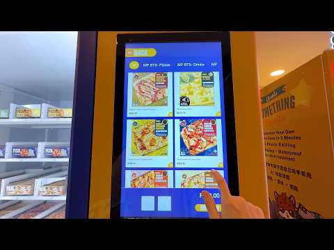 Hot Pizza Vending Machine