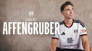 David Affengruber's First Interview | "A special day for me"