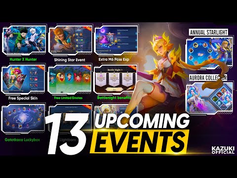 ALL 13 UPCOMING EVENTS RELEASE DATE | HUNTER X HUNTER | VALE ANNUAL STARLIGHT | FREE SPECIAL SKINS