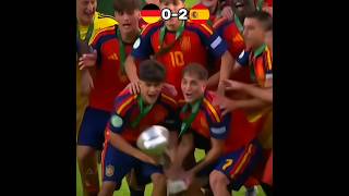 spain vs Germany final #football