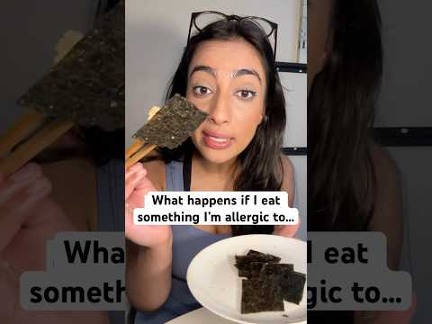What happens if I eat something I’m allergic to… #allergy #allergylife
