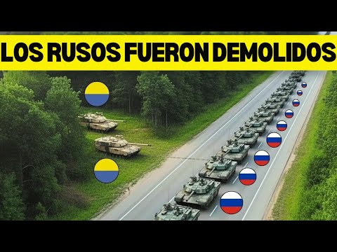 Ucrania dejó pasar la columna de tanques rusos... ¡No vas a creer lo que pasó!