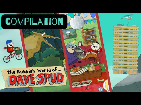 Best of @DaveSpud Series 4 | Top clips. Dinosaurs, Robots, Caravans and Cranes!
