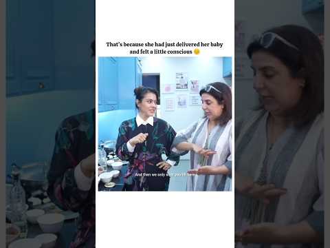 the backstory 🤌❤️ #kajol #shahrukh_khan #farahkhan #shortfeed #shorts