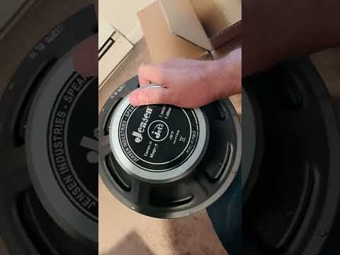 Jensen Jet Series Electric Lightning ⚡️ guitar speaker UNBOXING