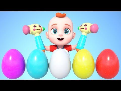 Surprise Eggs Transport Kids Songs | Colorful Eggs | Boo Kids Song & Nursery Rhymes