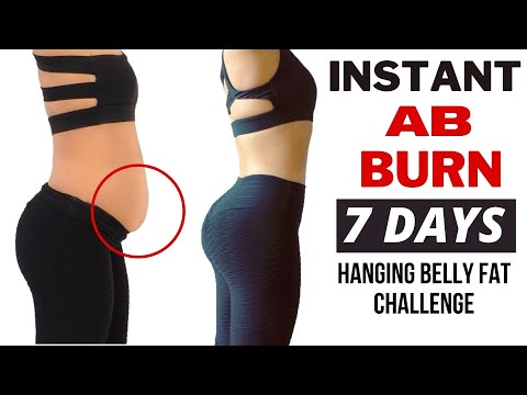 Lose belly fat in 7 day challenge! Instant AB BURN, effective lower ab workout, Day 2
