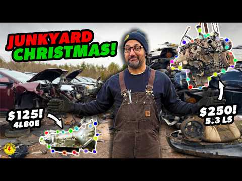 I Gave the Guys a JUNKYARD SHOPPING SPREE for their CHRISTMAS BONUS!