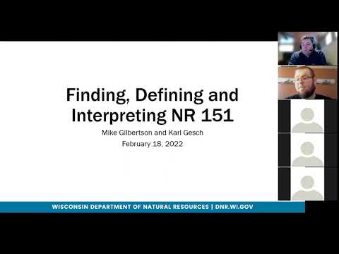  Finding, Defining, and Interpreting NR 151