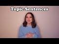 Understanding Topic Sentences and Thesis Statements