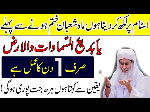 Mah E Shaban Khatam Hone Se Pehly 1 Amal Kar Lo Har Hajat Pori Ho Gi | Powerful Wazifa | Shaban 2025