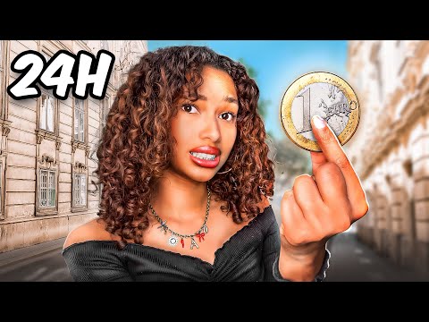 VIVRE AVEC 1€ PENDANT 24H!😱