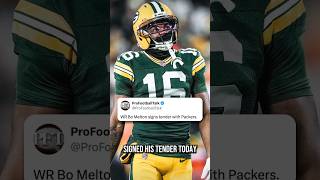 Bo Melton signed his exclusive rights free agent tender