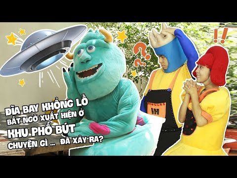 Đĩa Bay Khổng Lồ Xuất Hiện Ở Khu Phố Bút. Chuyện Gì Đã Xảy Ra?  | Bút Chì Em Vàng | Hi Pencil Studio