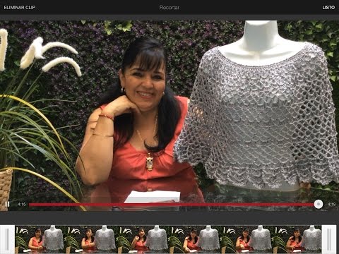 ❤️‍🔥 Cómo Tejer esta Capita, Poncho o Mañanita | Ganchillo Fácil | Yo Tejo con Laura Cepeda❤️‍🔥