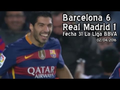 Barcelona 6 - Real Madrid 1 (Parodia)