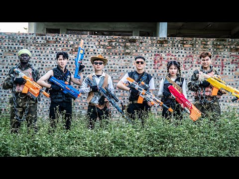 Nerf Guns War : Captain S.W.A.T SEAL Team Revenge | Nerf Battle Inside Villa Female Warriors & Crime