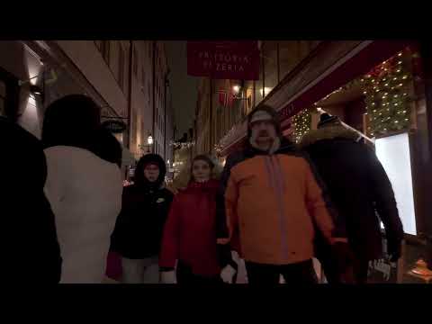 Stockholm - Old Town - Gamla Stan - SWEDEN -2024 0101- 4K