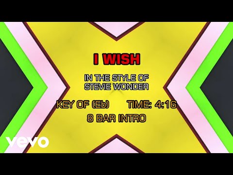 Stevie Wonder – I Wish (Karaoke)